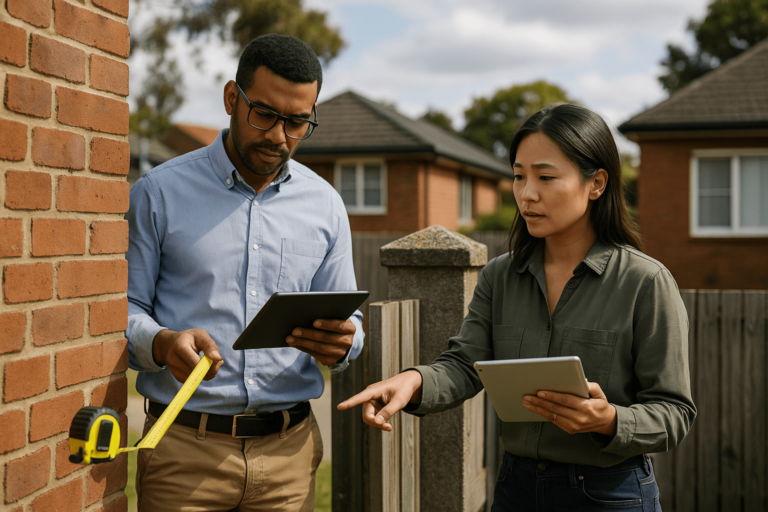 Side-by-side comparison of a dilapidation report and a condition report for a Victorian property